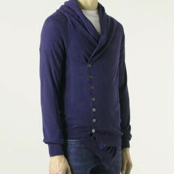 Alexander McQueen Other - Alexander McQueen Wool Cardigan Sweater Asymmetric